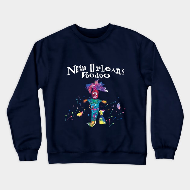 New Orleans Voodoo Crewneck Sweatshirt by gentlemanjoan